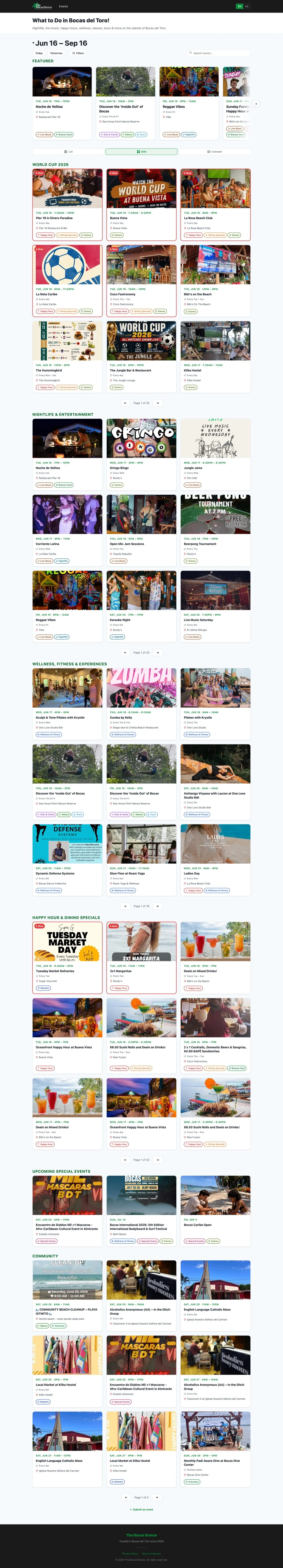 Bocas Breeze Visitor Guide — screenshot